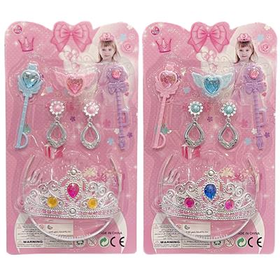 高档PVC料配件新滴水皇冠+小饰品套装随机色 - OBL10427911