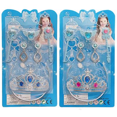 高档PVC料配件新滴水皇冠+小饰品套装随机色 - OBL10427921