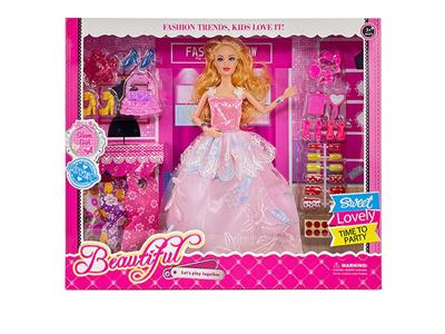 高档11.5寸9关节实身大婚纱芭比带包包吸塑配件和鞋子吸塑配件 - OBL10427960