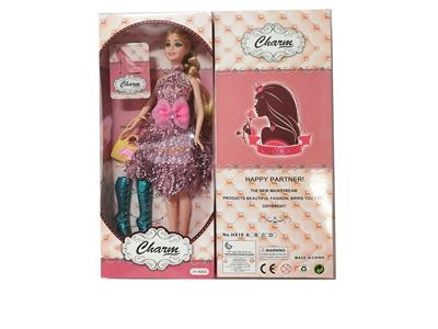 高档11.5寸活手实身时装芭比带包包鞋子配件 - OBL10428001