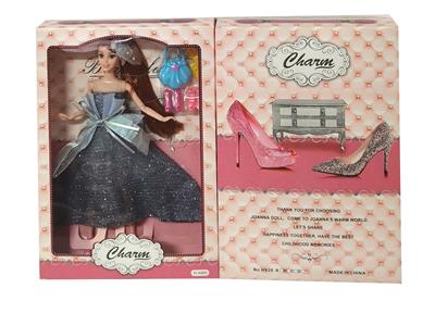 高档11.5寸9关节实身时装婚纱芭比带包包鞋子吸塑配件 - OBL10428005