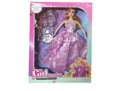 高档11.5寸活手实身大婚纱芭比带皇冠吸塑配件 - OBL10428013