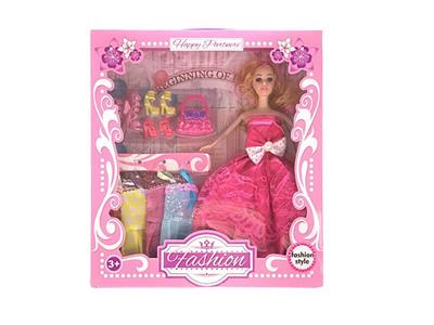 高档11.5寸活手实身婚纱裙子芭比带包包吸塑片配件吊裙 - OBL10428018