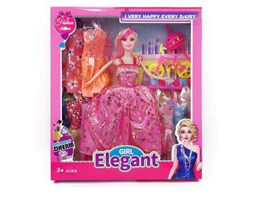 高档11.5寸活手实身时装婚纱芭比带单车配件吊裙配件 - OBL10428022