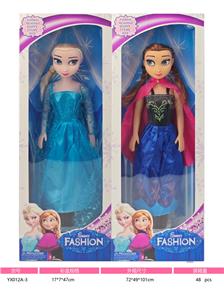 18寸空身冰雪奇缘芭比娃娃 带IC音乐功能 包电 2个LR44纽扣电池 - OBL10428448