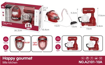 小吸尘器+小搅拌机套装过家家-6*AA-不包电 - OBL10428776