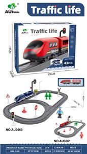 警察系列轨道【43PCS】 - OBL10429010