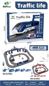 警察系列轨道【67PCS】 - OBL10429012