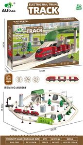 电动麦秆轨道套装【96PCS】带灯光音效包电 - OBL10429023