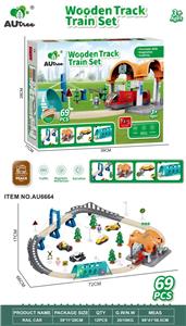木制轨道套装69PCS - OBL10429029
