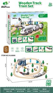 木制轨道套装88PCS - OBL10429031