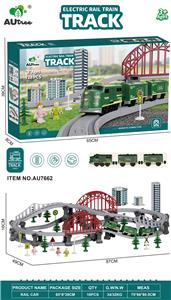 电动现代轨道套装【128PCS】带灯光音效 - OBL10429036