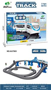 DIY电动轨道列车+IC红绿灯（68PCS) - OBL10429037