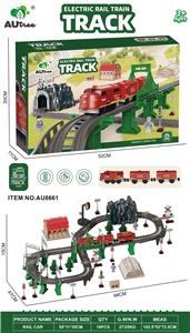 电动复古轨道套装【80PCS】带灯光音效包电 - OBL10429042