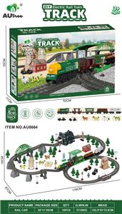 电动复古轨道套装【118PCS】带灯光音效包电 - OBL10429045