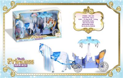 电动大马+公主马车
马叫声马蹄声（3节5号电池,不包） - OBL10429184