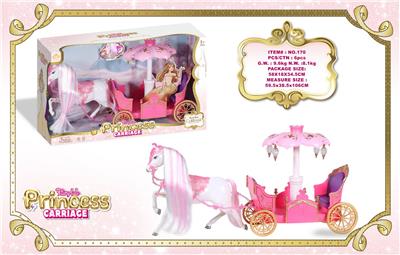 静态大马+公主马车                                    （无任何电功能） - OBL10429188