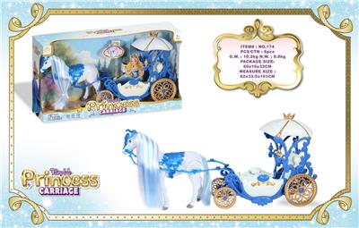电动大马+花亭马车                                                                                                                                                   马叫声马蹄声（3粒5号电池不包） - OBL10429192