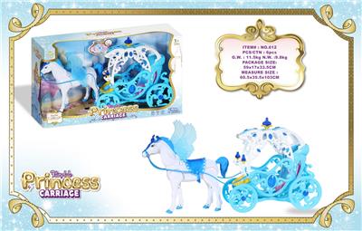 电动飞马+ 镂空花车
马叫声马蹄声（4节5号电池,不包） - OBL10429224