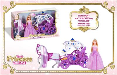 静态马+镂空花车+29CM实身公仔 
（无任何电动功能） - OBL10429225