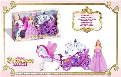 静态大飞马+镂空花车+29CM实身公仔 
（无任何电动功能） - OBL10429227