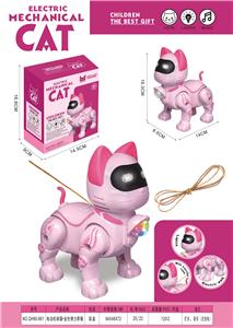 电动声光机械猫+弹力牵绳 - OBL10429287