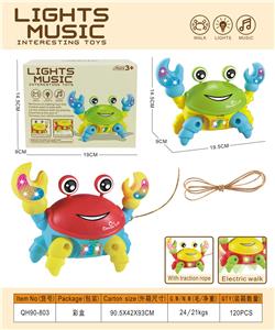 电动声光螃蟹+弹力牵绳 - OBL10429301