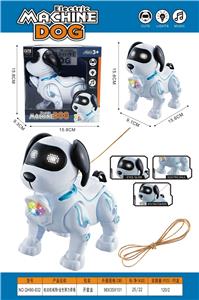 电动声光机械狗+弹力牵绳 - OBL10429312