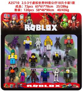 2.5-3寸虚拟世界99夜公仔18只卡装1款 - OBL10429414