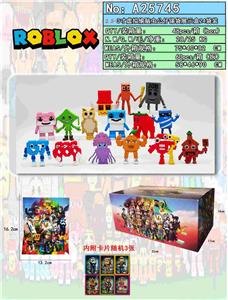 2.5-3寸虚拟世界偷脑虫公仔单只+3张卡片锡袋装  24锡袋1展示盒 - OBL10429435