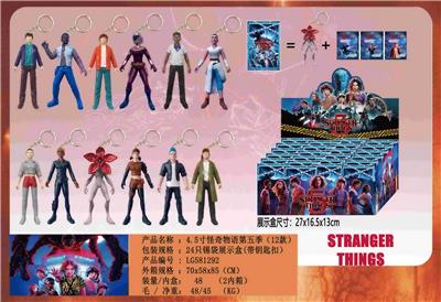 4.5寸怪奇物语5季 24只锡袋展示盒+卡片(带钥匙扣) - OBL10429497