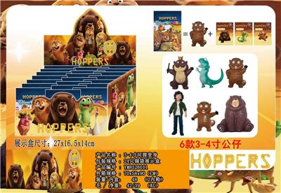 3-4寸河狸变身 24只锡袋展示盒+卡片 - OBL10429640