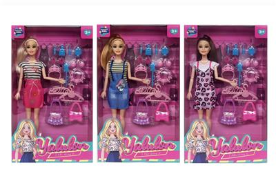 11.5寸实身关节时尚娃娃/3款混装 - OBL10429695