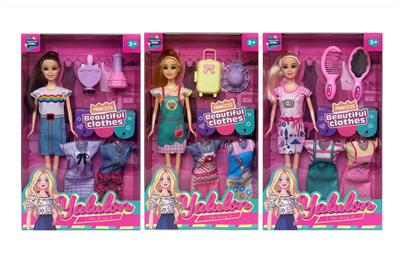 11.5寸实身时尚娃娃/3款混装 - OBL10429696