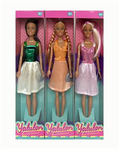 11.5寸实身关节棕色肤时尚娃娃/4款混装 - OBL10429701