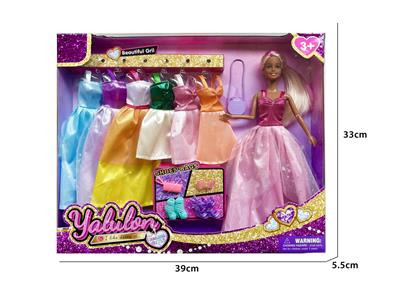 11.5寸实身关节棕色肤换装娃娃 - OBL10429704