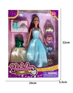 11.5寸实身关节棕色肤换装娃娃 - OBL10429718