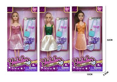 11.5寸实身时尚娃娃/3款混装 - OBL10429725