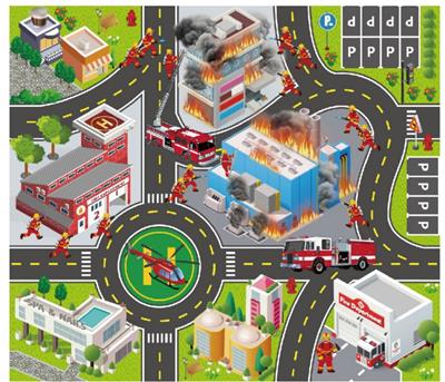 中号消防地图
80*70CM
无纺布，
加厚耐压耐皱，
可做地毯 - OBL10429859