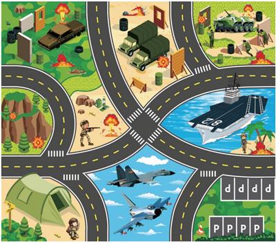 中号野外地图
80*70CM
无纺布，
加厚耐压耐皱，
可做地毯 - OBL10429863