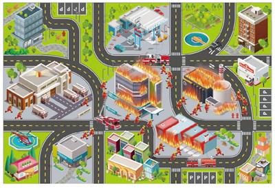 消防超大地图
145X98CM
无纺布，
加厚耐压耐皱，
可做地毯 - OBL10429867