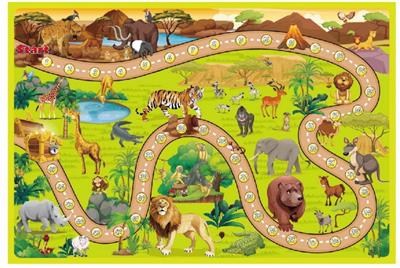 动物世界超大地图
145X98CM
无纺布，
加厚耐压耐皱，
可做地毯 - OBL10429869