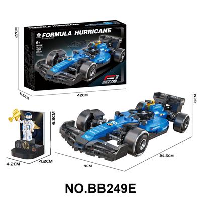 DIY拼装积木 飓风方程式（带颁奖台）
（515PCS) - OBL10430012