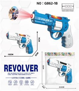 左轮-声光音乐投影小警枪 - OBL10430117
