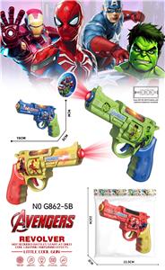 左轮-复仇者联盟声光音乐投影小酷枪 - OBL10430121