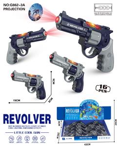 左轮-模型声光音乐投影小酷枪 - OBL10430126