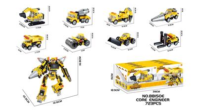 DIY益智拼装积木 核心工程89/90/83/86/88/96PCS(8in1) - OBL10430274