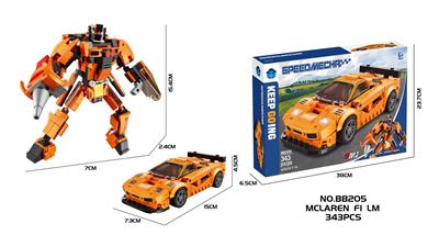 DIY益智拼装积木 迈凯伦F1 LM 343PCS - OBL10430291