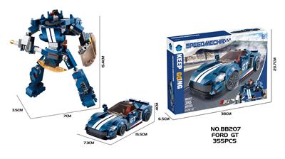 DIY益智拼装积木 福特 GT 355PCS - OBL10430293
