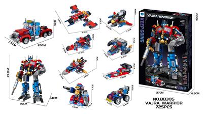 DIY益智拼装积木 擎天柱725PCS(8in2) - OBL10430308